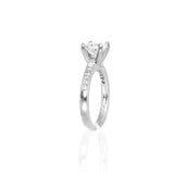 Anillo de Compromiso Diamante Princess .92 ct, Diamantes Princess .15 ctw