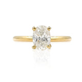 Anillo de Compromiso Solitario Oval 1.01 ct