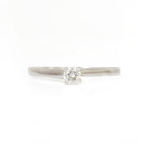 Solitario Oro Blanco Diamante .15 ct