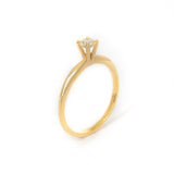 Anillo de Compromiso Solitario .21 ct