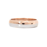 Argolla Caballero Oro Combinado 6mm