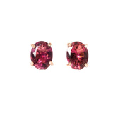 Broquel en Oro Rosa con Turmalina Rosa 3.10 ctw