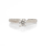 Solitario Oro Blanco Diamante .20 ct
