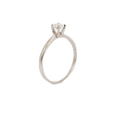 Solitario Oro Blanco Diamante .20 ct