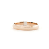 H76 Argolla Dama Oro Rosa 3mm