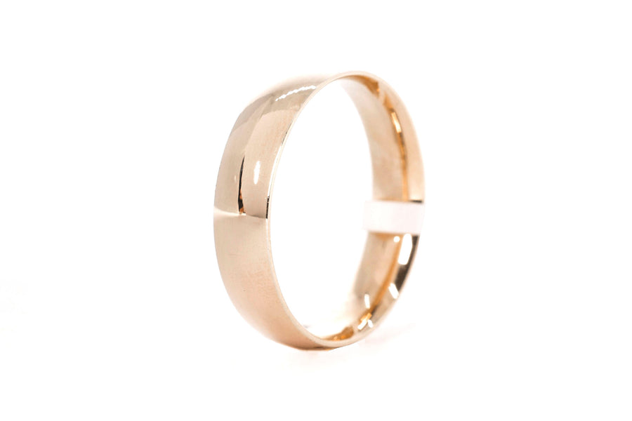 H77 Argolla Caballero Oro Rosa 5mm
