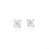 Studs en Oro Blanco con Diamante 0.60 ctw