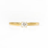 Solitario Oro Amarillo Diamante .15 ct
