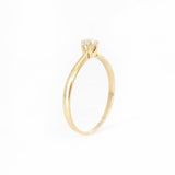 Solitario Oro Amarillo Diamante .15 ct