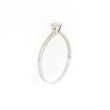 Solitario Oro Blanco Diamante .15 ct