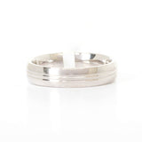 H27 Argolla Dama Oro Blanco 4mm