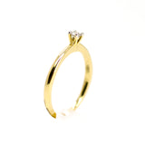 Anillo de Compromiso Solitario .10 ct