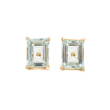 Broquel en Oro Amarillo con Aquamarina 4.00 ctw