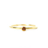Anillo Oro Amarillo con Citrina .05 ct
