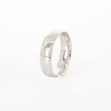 H27 Argolla Dama Oro Blanco 4mm
