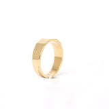 Argolla Caballero Oro Amarillo 6mm