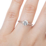 Anillo de Compromiso Solitario .75ct
