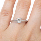 Anillo de Compromiso Solitario Princess .60 ct