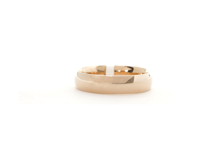 H77 Argolla Caballero Oro Rosa 5mm