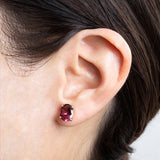 Broquel en Oro Rosa con Turmalina Rosa 3.10 ctw